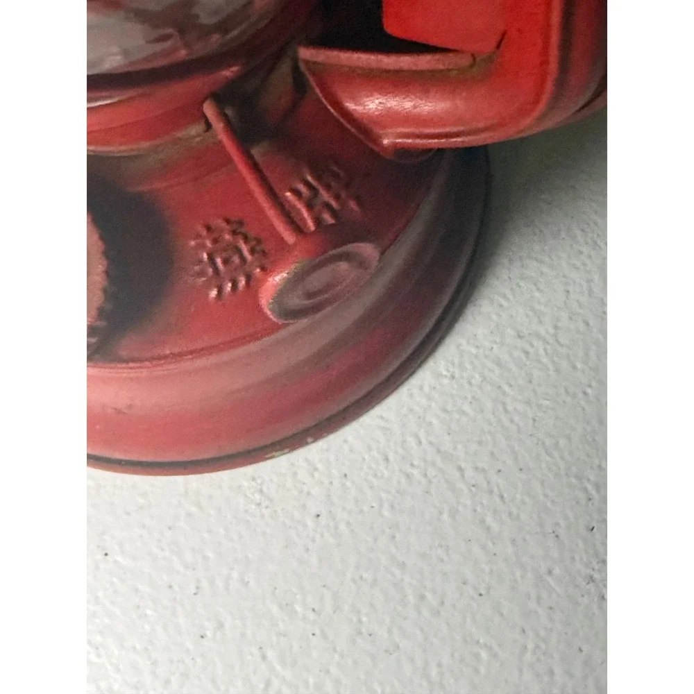 Vintage Swallow Brand No 235 Red Kerosene Lantern Hurricane Oil Lamp China